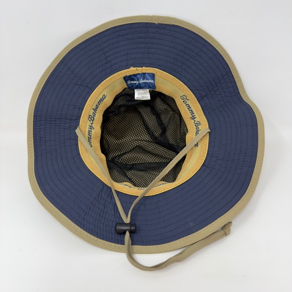 Tommy Bahama Mens Khaki Nylon Boonie Sun Hat Wide Brim Fishing M/L MSAMC1K-KHAKI - Picture 7 of 9
